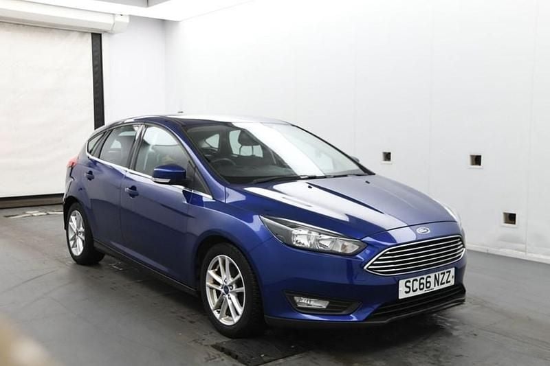 Blue Used 2017 Ford Focus Zetec Hatchback | £5,295 (Good price) - Image 1/1
