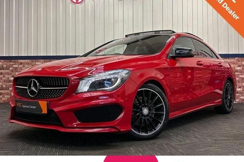 Red Used 2014 Mercedes CLA220 AMG Sedan | £9,695 (Fair price) - Image 1/1