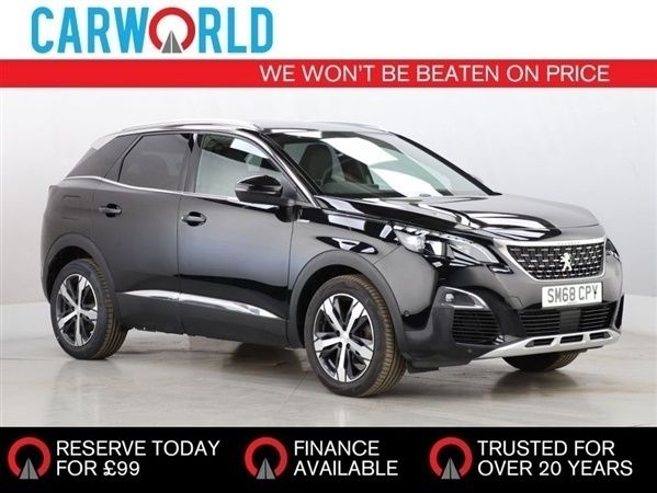 Black Used 2019 Peugeot 3008 GT-line SUV | £14,880 (A bit pricey) - Image 1/1