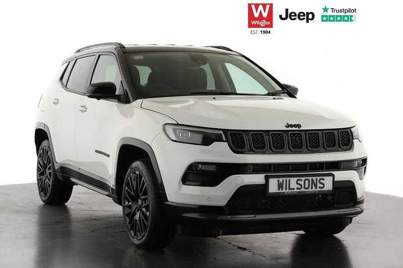 White/black New 2024 Jeep Compass SUV | £26,799 (Super price) - Image 1/4