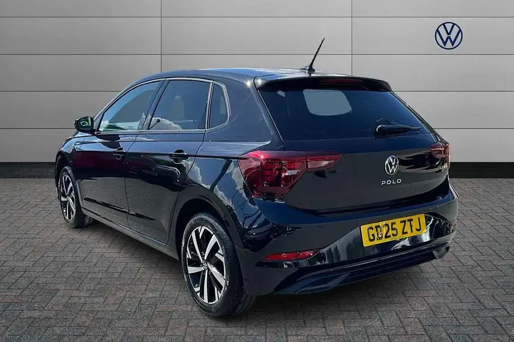 Used VW Polo Match 95 HP (69 kW) 2025 Black Hatchback