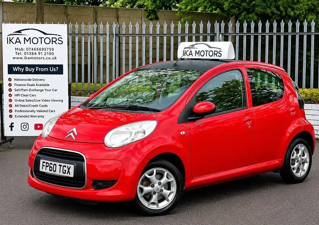 Used Citroën C1 VTR Sport 68 HP (50 kW) 2010 Red Hatchback