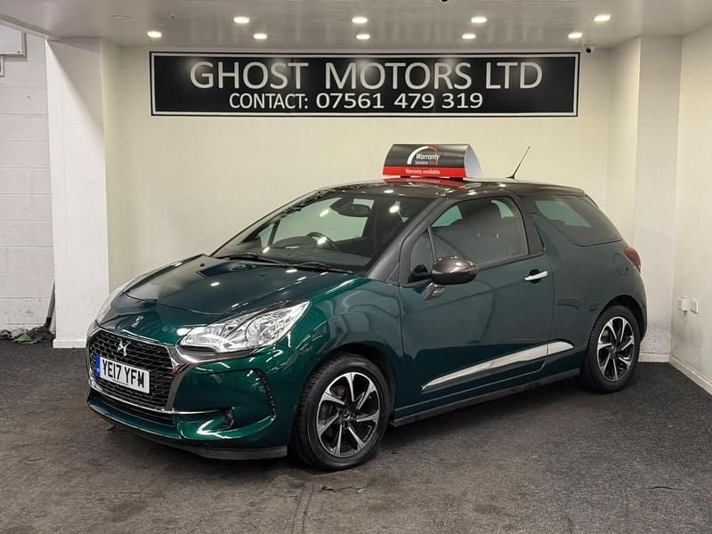 Green Used 2017 DS Automobiles DS3 Elegance Hatchback | £5,595 (Good price) - Image 1/4