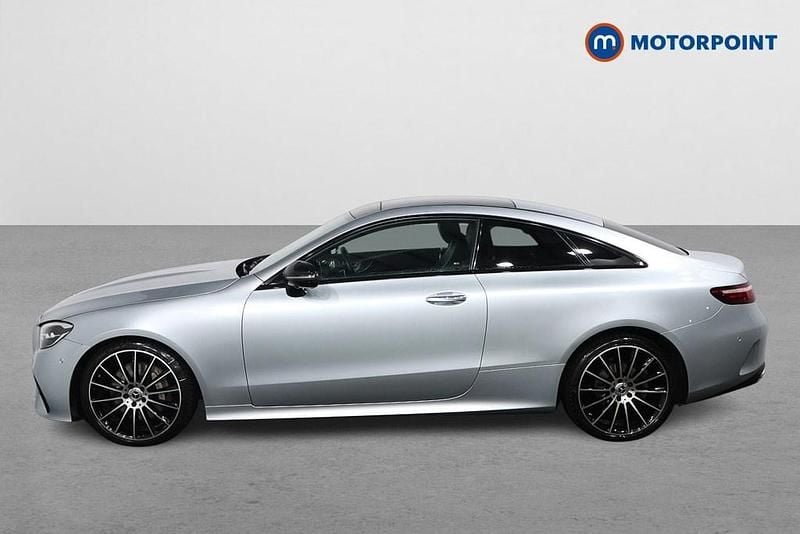 Used Mercedes E300 AMG line 258 HP (189 kW) 2022 Silver Coupe