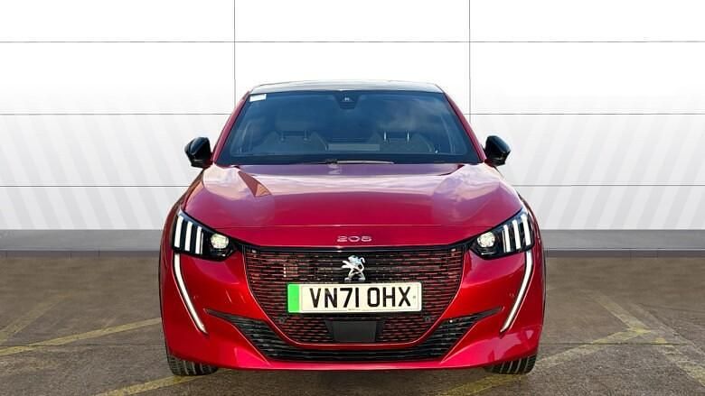 Used Peugeot e-208 Premium 100 kW (136 HP) 2022 Red Hatchback