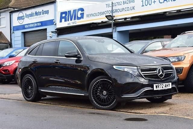 Used Mercedes EQC400 AMG line 300 kW (408 HP) 2022 Black SUV