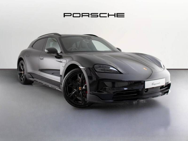 Jet black metallic New 2025 Porsche Taycan 4S Cross Turismo Sedan | £102,845 (Good price) - Image 1/4