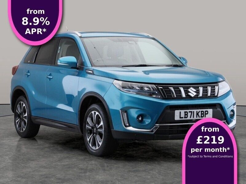 Blue Used 2021 Suzuki Vitara SZ5 SUV | £15,677 (Good price) - Image 1/3