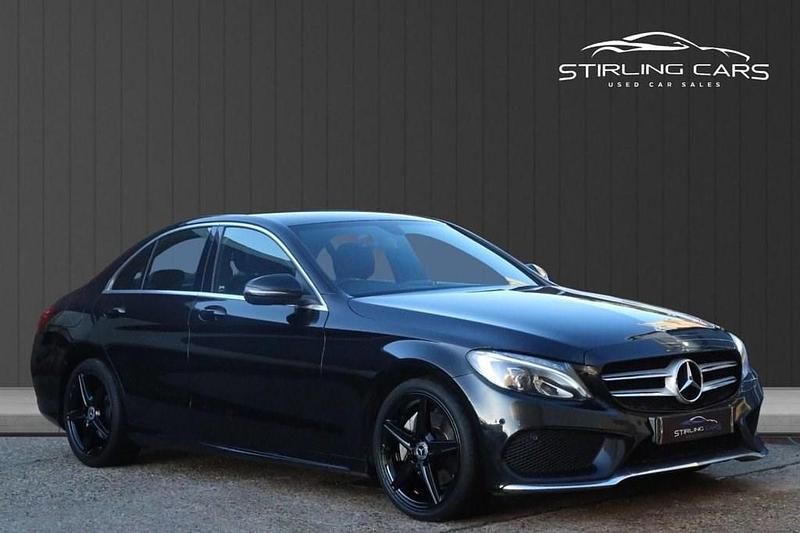 Used Mercedes C200 AMG line 136 HP (100 kW) 2018 Black Sedan