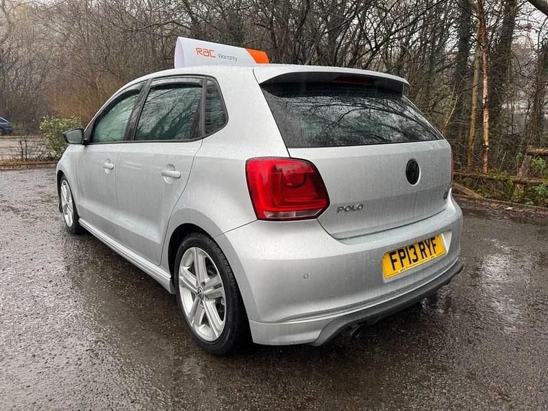 Used VW Polo R-line 105 HP (77 kW) 2013 Silver Hatchback