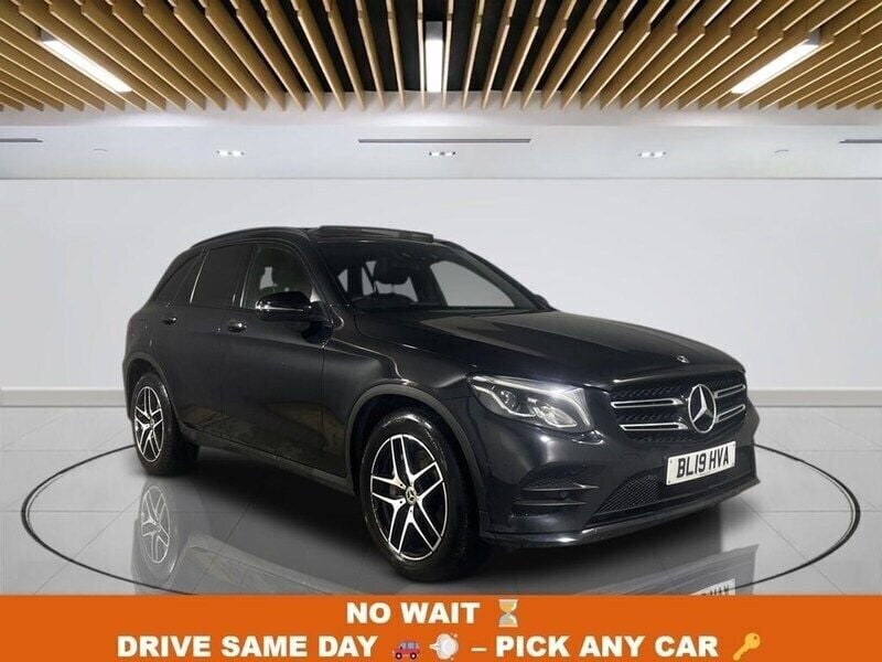 Black Used 2019 Mercedes GLC220 AMG SUV | £19,299 (Fair price) - Image 1/3