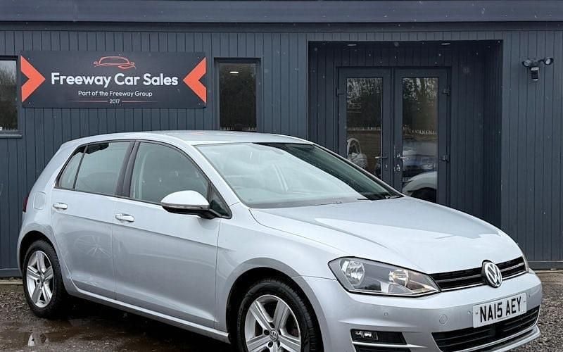 Used VW Golf VII Match 105 HP (77 kW) 2015 Silver Hatchback