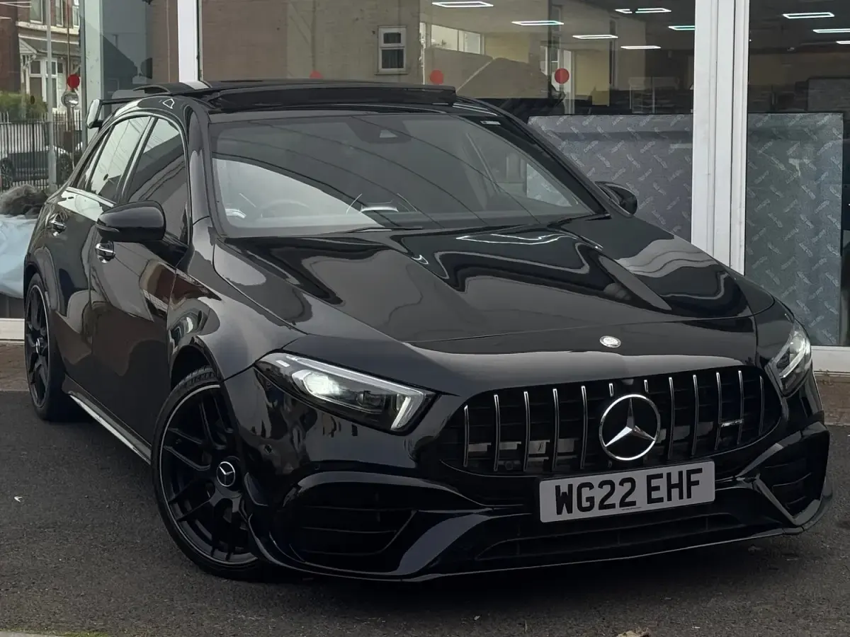 Used Mercedes A45 AMG 421 HP (309 kW) 2022 Black Hatchback