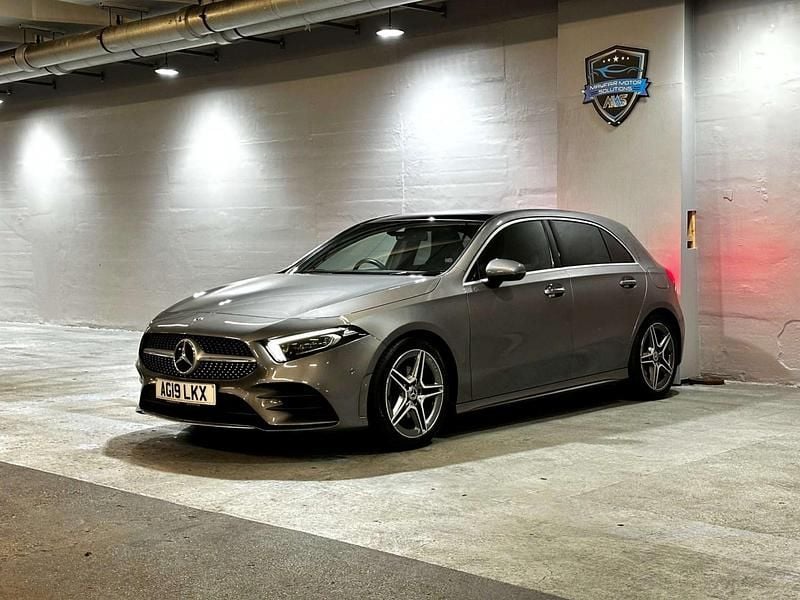 Used Mercedes A200 AMG Line Premium Plus 163 HP (119 kW) 2019 Grey Hatchback