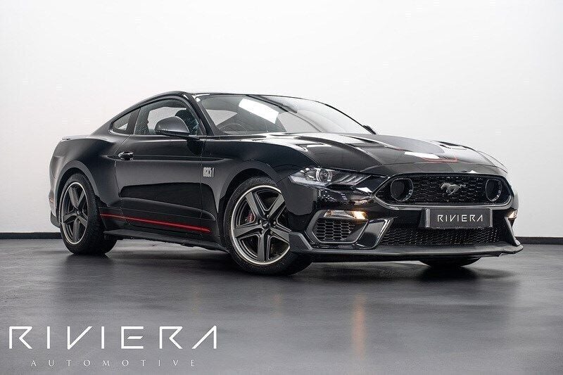 Shadow black (premium colour) Used 2022 Ford Mustang Mach 1 Coupe | £45,995 (Fair price) - Image 1/4