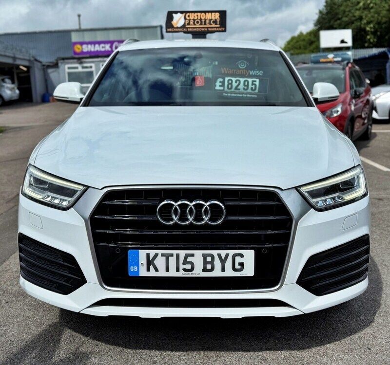 White Used 2015 Audi Q3 S-Line SUV | £8,295 (Fair price) - Image 1/4