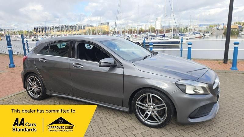 Grey Used 2017 Mercedes A160 AMG line Hatchback | £11,295 (Fair price) - Image 1/4