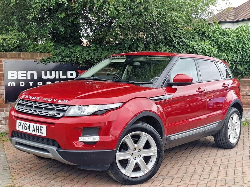 Red Used 2014 Land Rover Range Rover evoque Pure Estate | £12,490 (Fair price) - Image 1/4