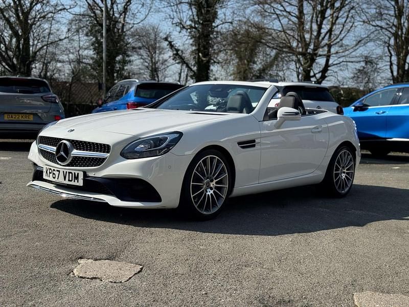 Used Mercedes SLC200 AMG line 184 HP (135 kW) 2017 White Cabriolet
