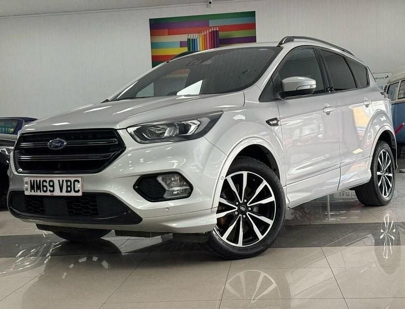 Silver Used 2020 Ford Kuga ST-Line SUV | £14,395 (Good price) - Image 1/4
