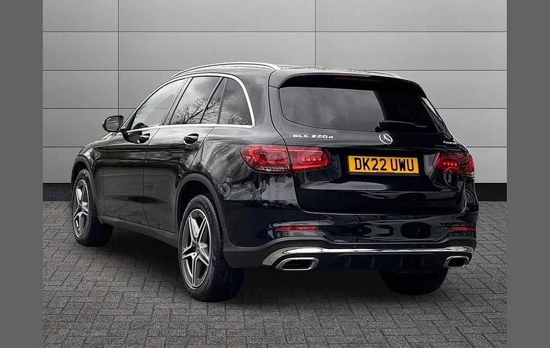 Used Mercedes GLC220 AMG line 191 HP (140 kW) 2022 Black SUV
