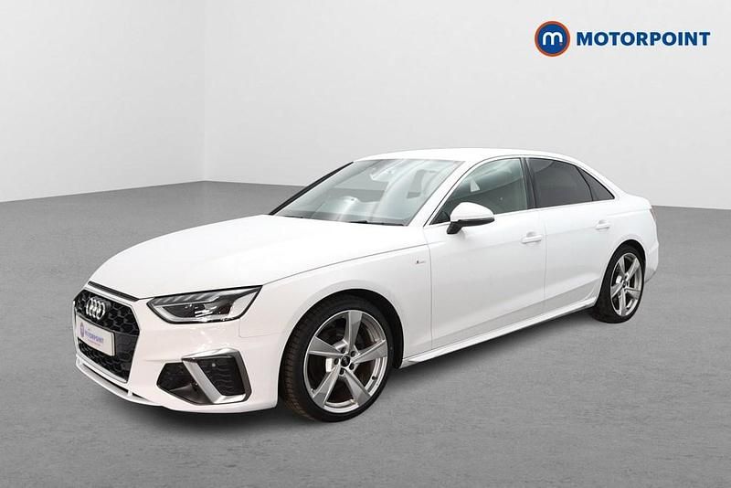 Used Audi A4 S-Line 2022 White Sedan