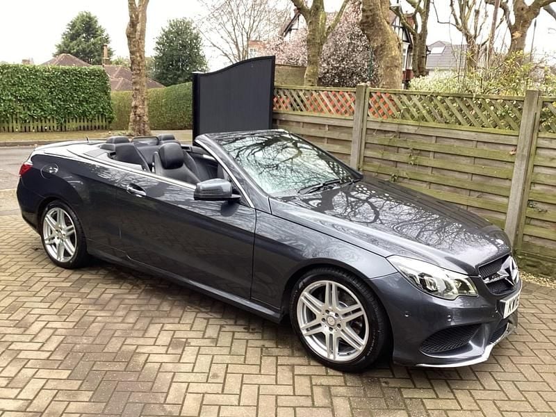 Used Mercedes E350 AMG line 2016 Grey Cabriolet