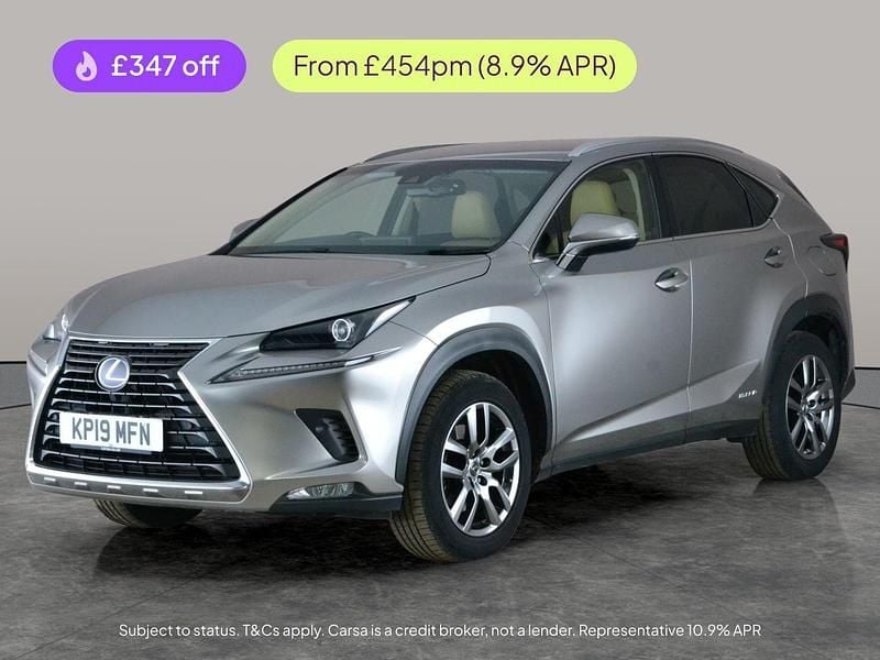 Used Lexus NX300h 197 HP (144 kW) 2019 Silver SUV