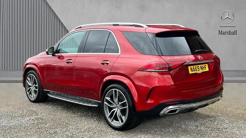 Used Mercedes GLE350 AMG line 272 HP (200 kW) 2019 Designo hyacinth red metallic