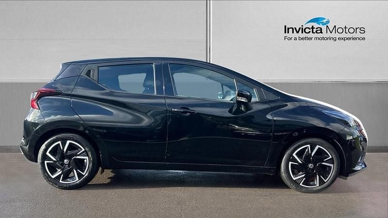 Used Nissan Micra Acenta 92 HP (67 kW) 2022 Black Hatchback