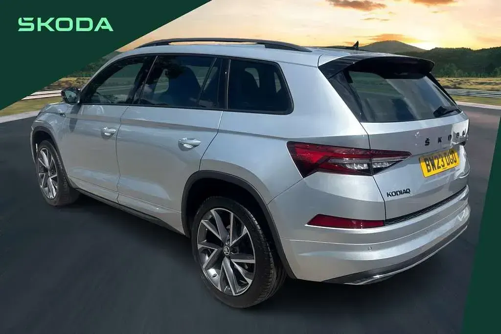 Used Skoda Kodiaq SportLine 150 HP (110 kW) 2023 Silver SUV
