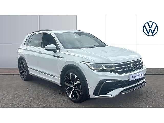 White Used 2021 VW Tiguan R-line SUV | £31,435 - Image 1/4