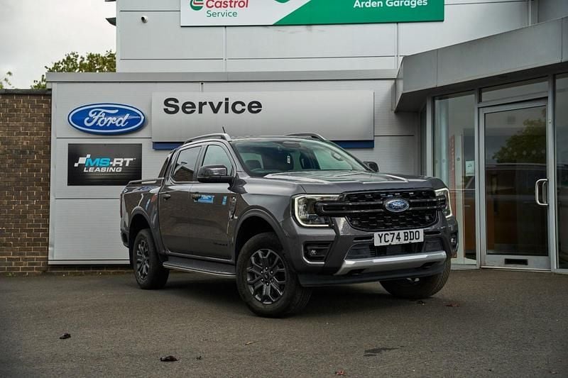 Carbonised grey Used 2024 Ford Ranger Wildtrack Pickup | £34,995 (Good price) - Image 1/4