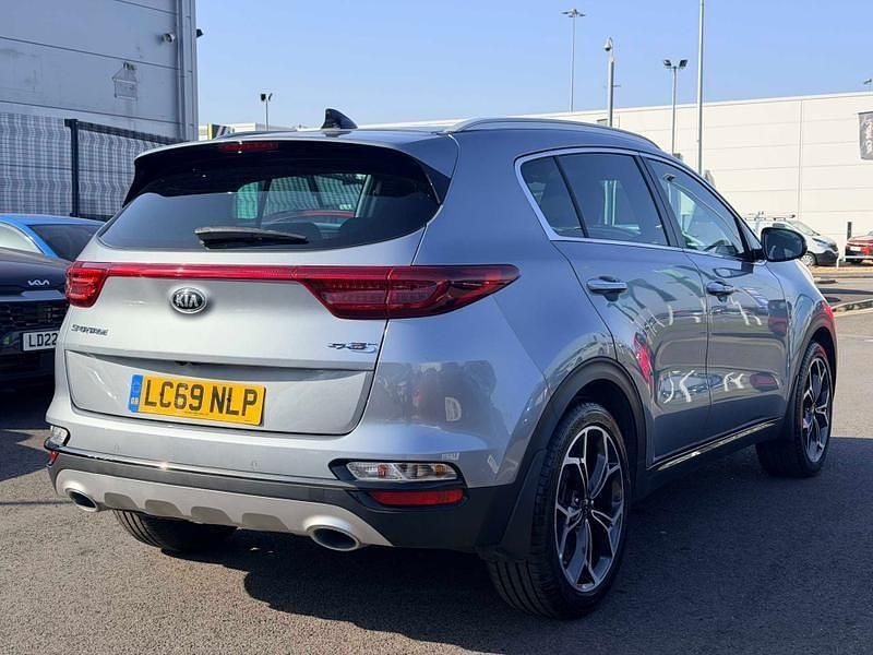 Used Kia Sportage GT-Line S 136 HP (100 kW) 2019 Silver SUV