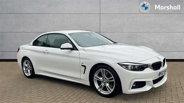 Alpine white Used 2017 BMW 430 Cabriolet M Sport Cabriolet | £18,463 (Fair price) - Image 1/4