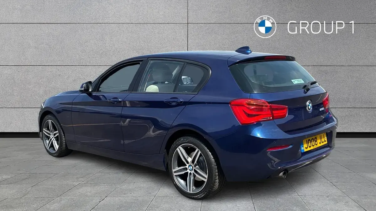Used BMW 120 Sport Line 175 HP (128 kW) 2016 Blue Hatchback