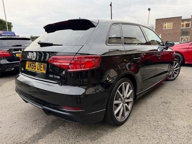 Used Audi A3 Sportback Black Edition 150 HP (110 kW) 2018 Black Hatchback