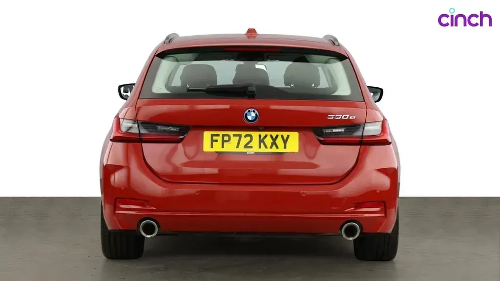 Used BMW 330e Sport Line 292 HP (214 kW) 2022 Red Estate