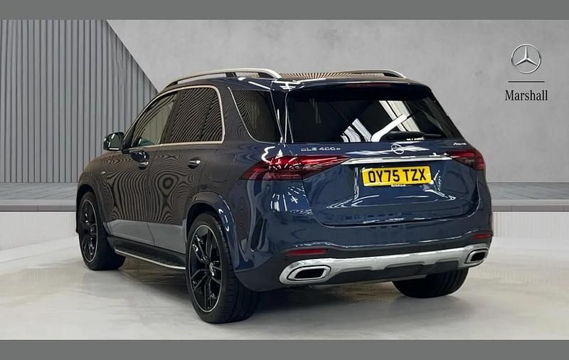 Used Mercedes GLE400 AMG Line Premium Plus 381 HP (280 kW) 2025 Metallic paint sodalite blue SUV
