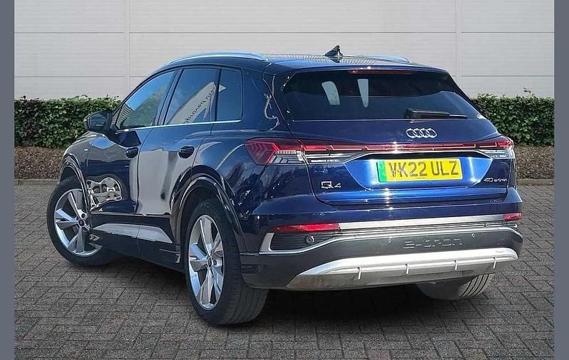 Used Audi Q4 e-tron S-Line 150 kW (204 HP) 2022 Blue SUV