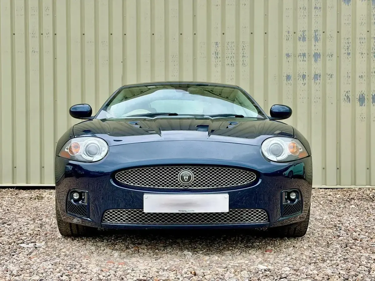 Used Jaguar XKR Supercharged 420 HP (308 kW) 2007 Blue Coupe