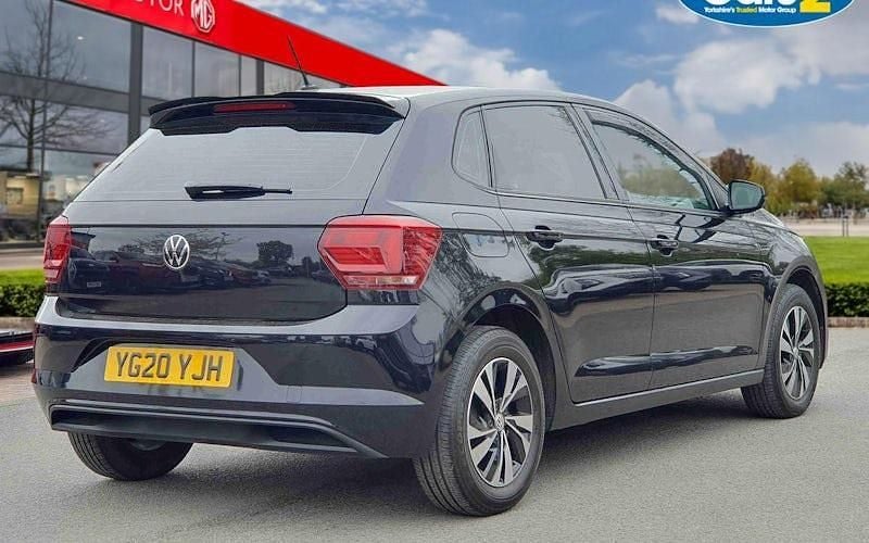 Used VW Polo SE 95 HP (69 kW) 2020 Black Hatchback
