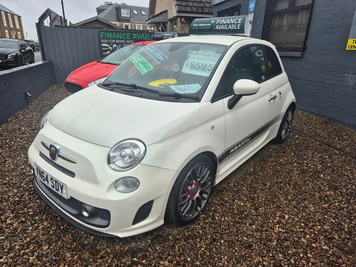 Used Abarth 595 Turismo 160 HP (117 kW) 2014 White Hatchback