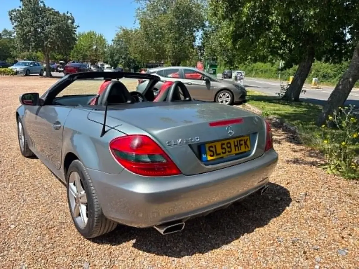 Used Mercedes SLK200 2009 Silver Cabriolet