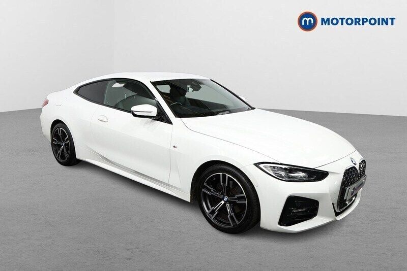 White Used 2022 BMW 420 M Sport Coupe | £25,949 (Super price) - Image 1/4