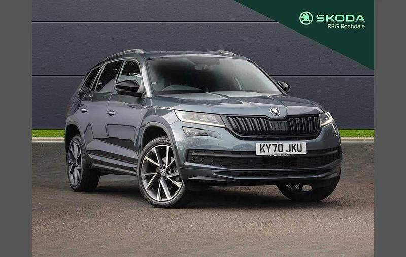 Used Skoda Kodiaq SportLine 147 HP (108 kW) 2020 Quartz grey metallic SUV