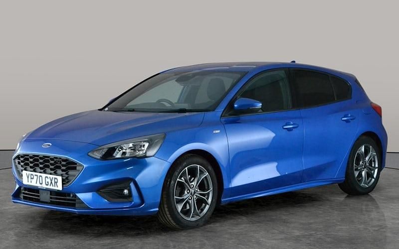 Used Ford Focus ST-Line 120 HP (88 kW) 2020 Blue Hatchback