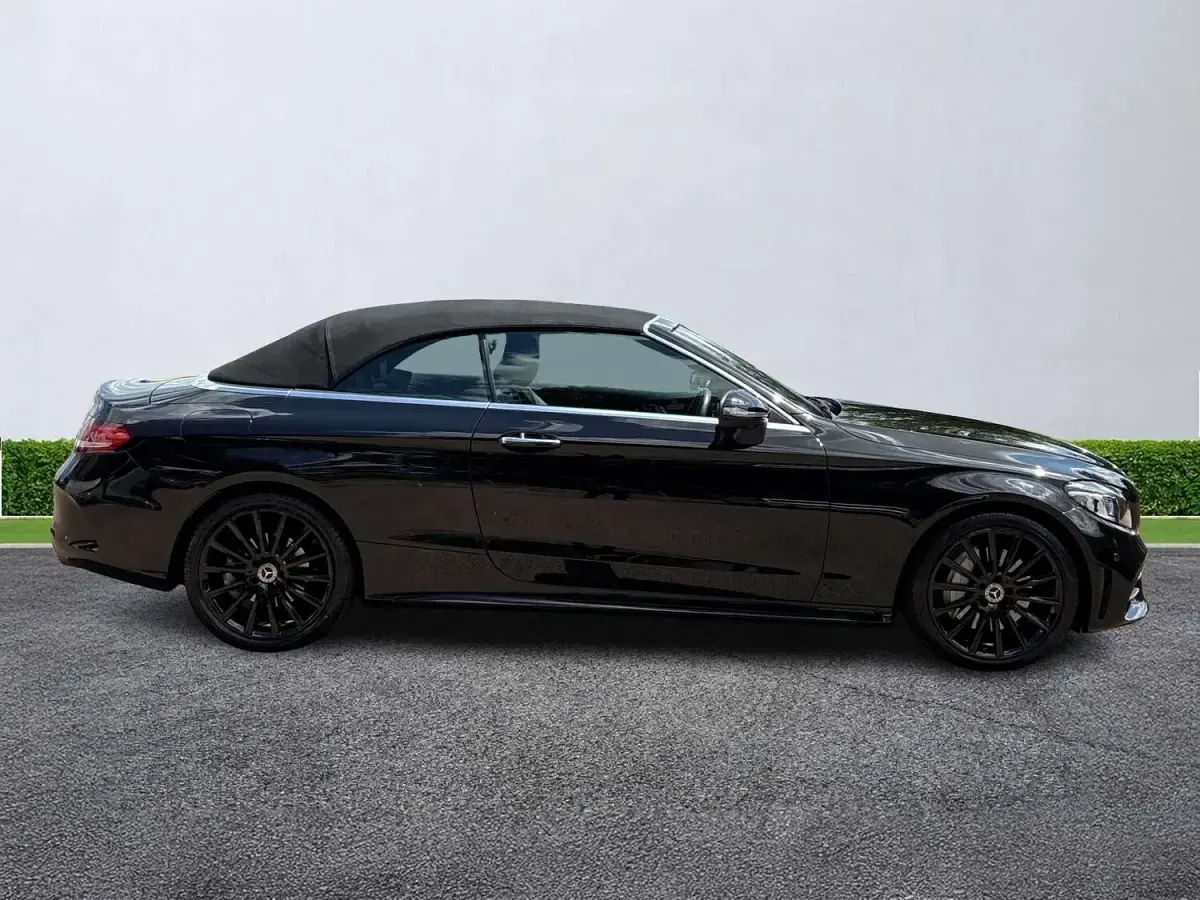Used Mercedes C300 AMG line 2023 Black Cabriolet