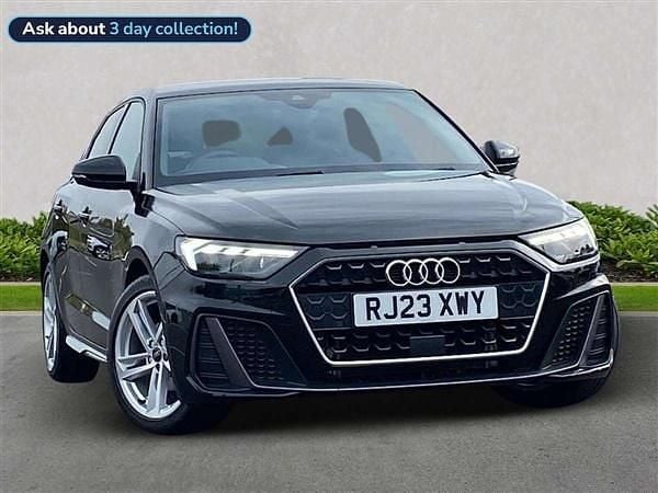 Black Used 2023 Audi A1 S-Line Hatchback | £20,029 (Fair price) - Image 1/4