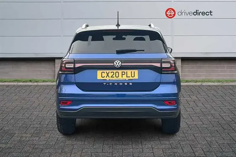 Used VW T-Cross R-line 115 HP (84 kW) 2020 Blue SUV